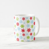 Mug Musique de Noël Snowflakes (Devant droit)