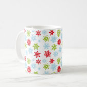Mug Musique de Noël Snowflakes (Devant gauche)