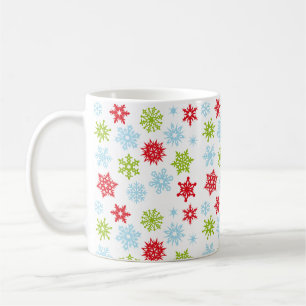 Mug Musique de Noël Snowflakes