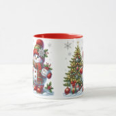 Mug Musique de Noël Snowman (Centre)