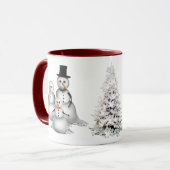Mug Musique de Noël Snowmans (Devant gauche)