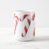 Mug Musique de Noël Sucre de canne rouge et blanc (Centre)