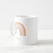 Mug Musique de nom arc-en-ciel de Boho moderne (Devant gauche)