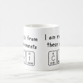 Mug Musique de nom de table périodique Ciri (Centre)