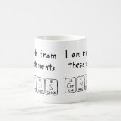 Mug Musique de nom de table périodique géniale (Centre)