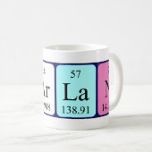 Mug Musique de nom de table périodique Harlan (Devant droit)