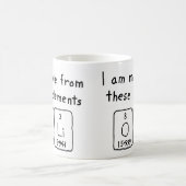 Mug Musique de nom de table périodique Oli (Centre)