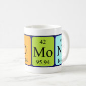 Mug Musique de nom de table périodique Redmond (Devant droit)