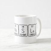 Mug Musique de nom de table périodique Stanislav (Devant droit)