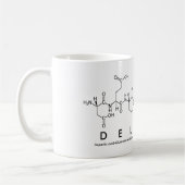 Mug Musique de nom du peptide de Delaney (Gauche)