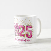 Mug Musique de Nouvel An (Devant droit)