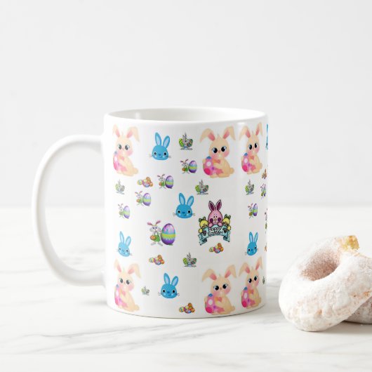 Mug Musique de Pâques (Avec donut)