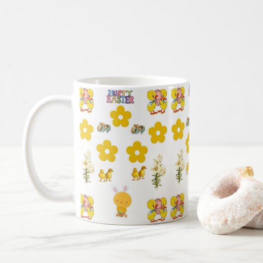 Mug Musique de Pâques (Avec donut)