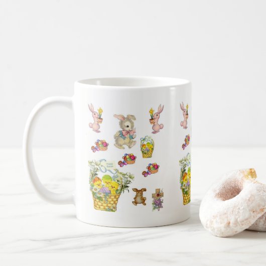 Mug Musique de Pâques (Avec donut)