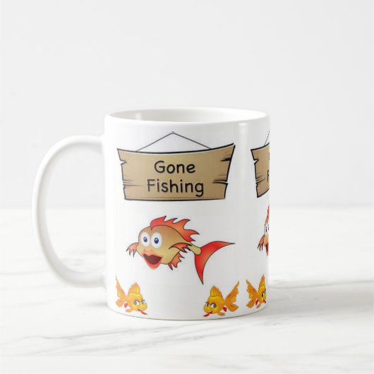Mug Musique de pêche (Gauche)