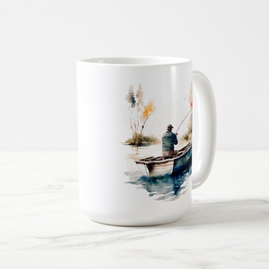Mug Musique de pêche (Devant droit)