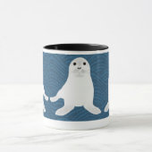 Mug Musique de phoques blancs (Centre)
