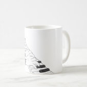 Mug Musique de piano (Devant droit)