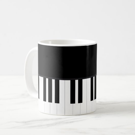 MUG MUSIQUE DE PIANO (Devant gauche)