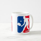 Mug Musique de Pickleball - Style 1 (Devant droit)