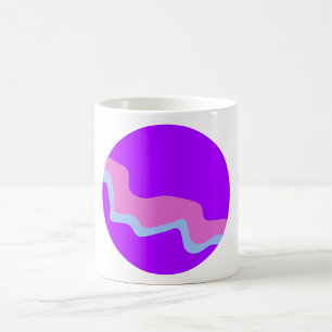 Mug Musique de planète violette
