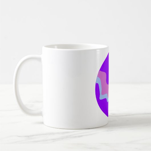 Mug Musique de planète violette (Gauche)