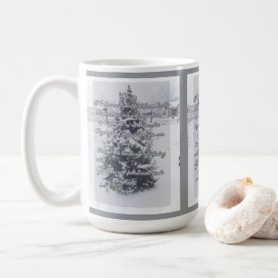 Mug Musique de poème de Noël