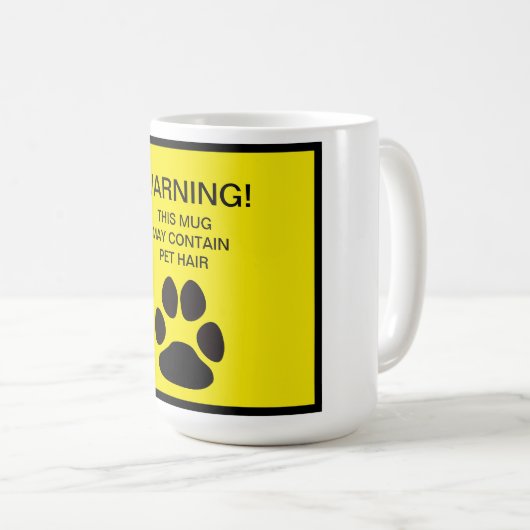 Mug Musique de poils (Devant droit)