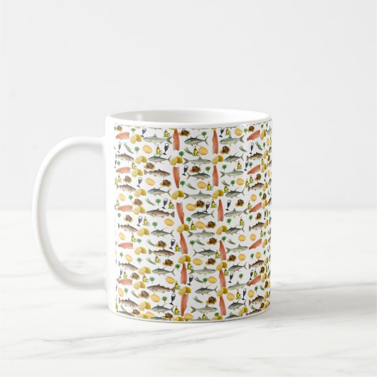 Mug Musique de poisson (Gauche)