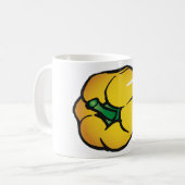 Mug Musique de poivre jaune (Devant gauche)