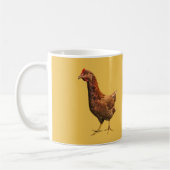 Mug Musique de poulet rouge Hen (Gauche)