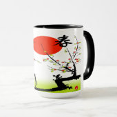 Mug Musique de printemps (Devant droit)