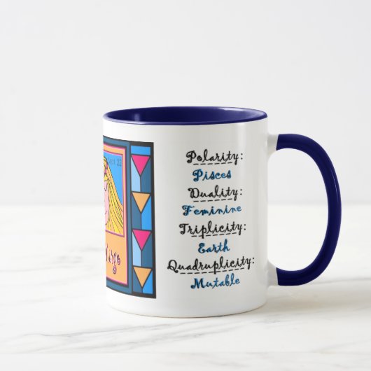 Mug Musique de profil de la Dame Virgo (Droite)