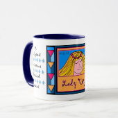 Mug Musique de profil de la Dame Virgo (Devant gauche)