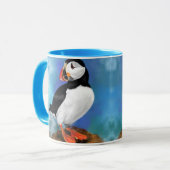 Mug Musique de Puffin de l'Atlantique (Devant gauche)