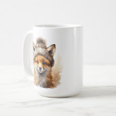 Mug Musique de renard d'hiver (Devant gauche)