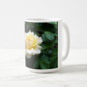 Mug Musique de rose blanche (Devant droit)