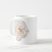 Mug Musique de rose blanche (Devant gauche)