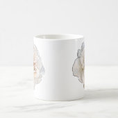 Mug Musique de rose blanche (Centre)