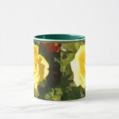 Mug Musique de rose jaune (Centre)