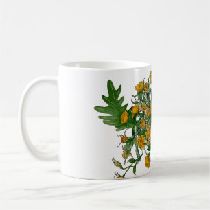 Mug Musique de rose jaune
