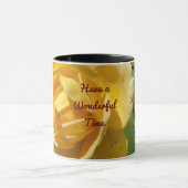 Mug Musique de rose jaune (Centre)