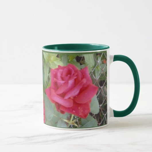 Mug Musique de rose rouge (Droite)