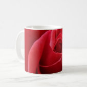 Mug Musique de rose rouge (Devant gauche)
