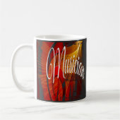 Mug Musique de rythme vintage (Gauche)
