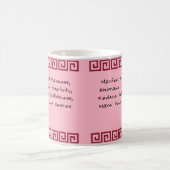 Mug Musique de sagesse de chat noir (Centre)