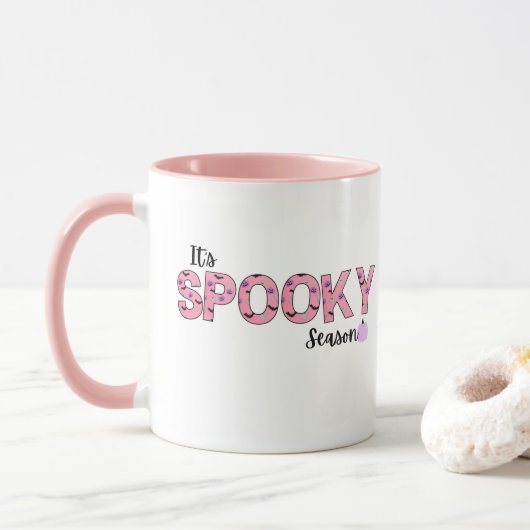 Mug Musique de saison éffrayante (Avec donut)