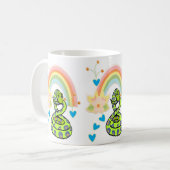 Mug Musique de serpent arc-en-ciel (Devant gauche)