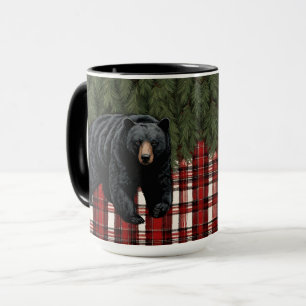 Mug Musique de silhouette de l'ours noir