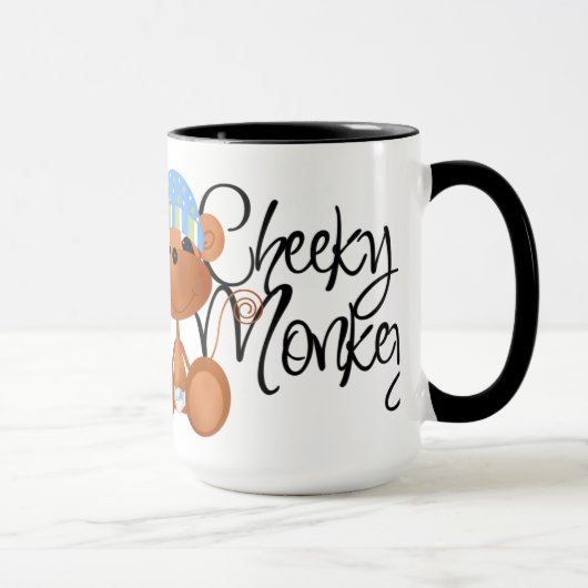 Mug Musique de singe Cheeky (Droite)